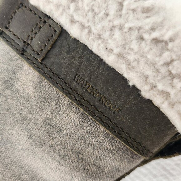 Merrell Womens Size 7. 5 Haven Polar Waterproof Mid Lace Winter Boots Olive Gray - Picture 12 of 15